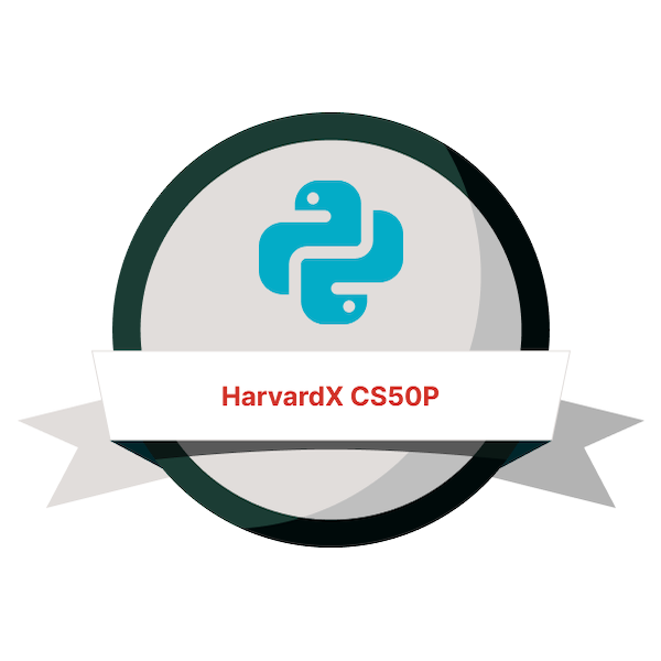 CS50P Certification